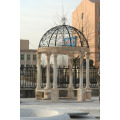 garden decoration natural stone marble gazebo for about $8 000